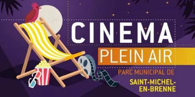 Cinéma en plein air dans le parc communal