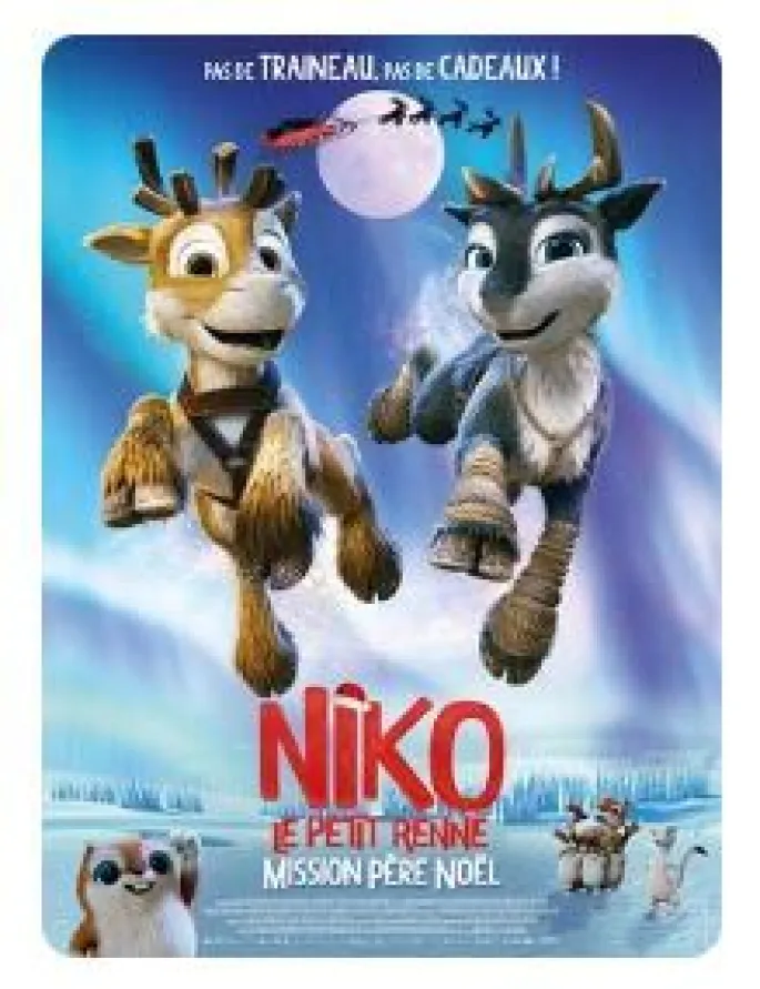 Cinéma Gourette : Niko le petit renne, mission père noel