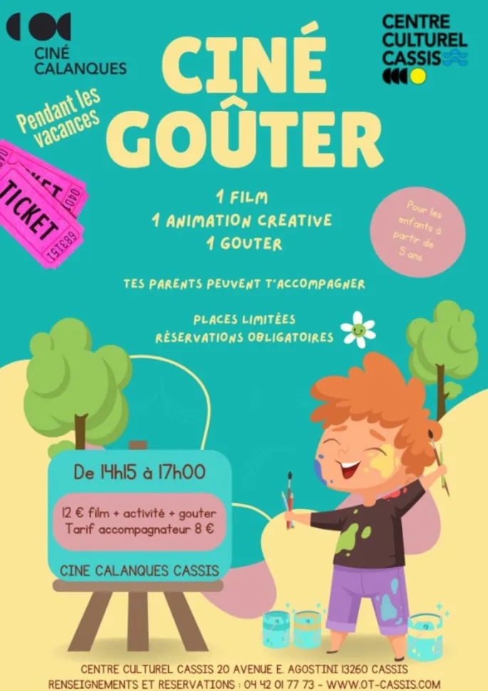 Cinéma goûter pour les enfants