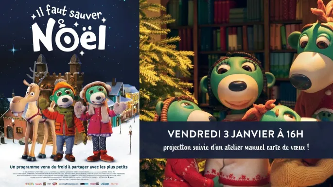 Cinéma Jeune Public : Il Faut Sauver Noël