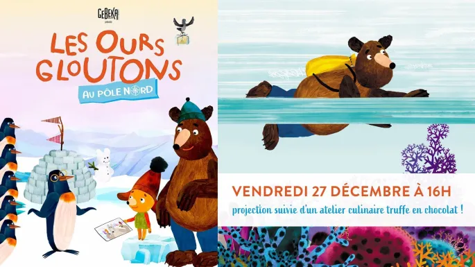 Cinéma Jeune Public : Les Ours Gloutons Au Pôle Nord