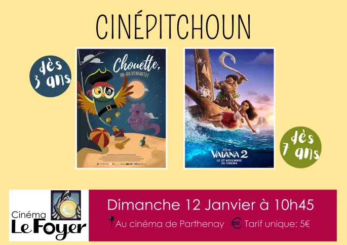 Cinépitchoun' : Vaiana 2 et Chouette, un jeu d'enfant