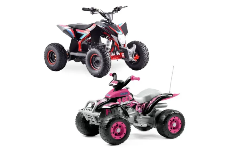 Des quads électriques de toutes les couleurs, pour les filles et les garçons