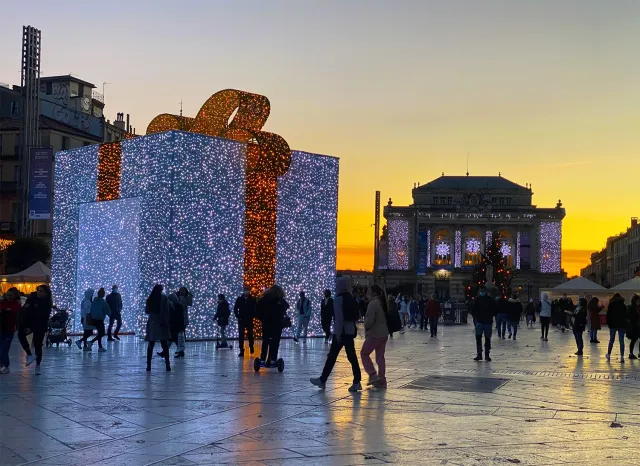 Coeur de ville en lumières à Montpellier