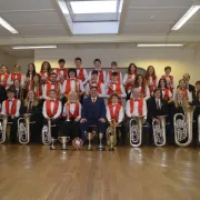 Coleshill Youth Brass Band en concert à Arromanches