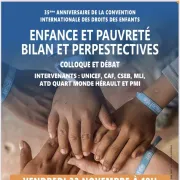 Colloque Et Débat - Enfance Et Pauvreté Bilan Et Perspectives