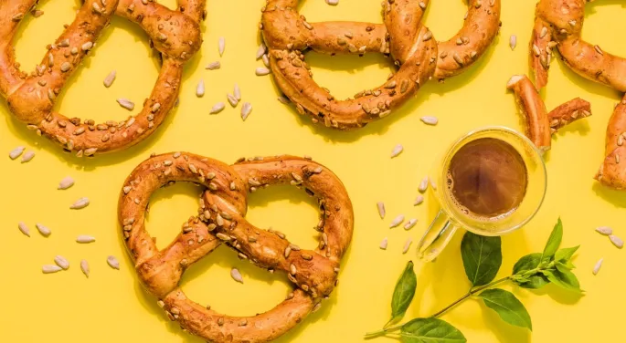 Un Bretzel maison pour l'apéro, un classique alsacien