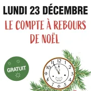 Compte à rebours de Noël et grand feu d'artifice