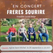 Concert à l\'église de Saint-Laurent-Lolmie: les Frères Sourire