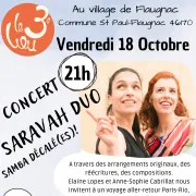 Concert au 3e Lieu: Saravah Duo