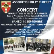 Concert au profit des blessés des armées