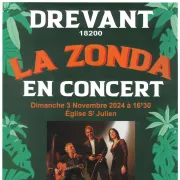 Concert Chants et musiques du monde Trio La Zonda