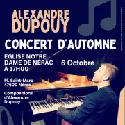 Concert d\'automne par le pianiste Alexandre Dupouy