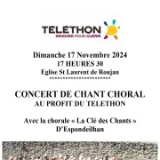 Concert De Chant Choral Au Profit Du Téléthon