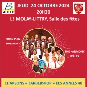 Concert de chants « Barbershop » par deux chœurs du Texas (USA) : Friends in Harmony et The Harmony Belles