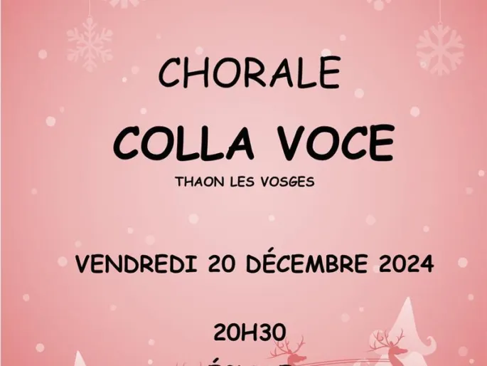 Concert  De Noël Chorale  Colla Voce