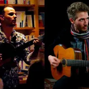 Concert de Rémi Dugué et Benjamin Roques à la librairie Livres Books & Cie