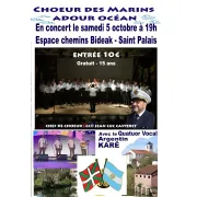 Concert du Choeur des marions Adour Océan