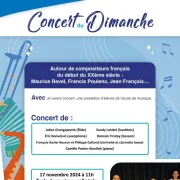 Concert du dimanche : musiques françaises