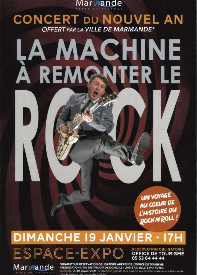 Concert du Nouvel An - La machine à remonter le Rock