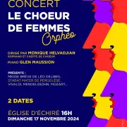 Concert Ensemble vocal Orphéo – Le Chœur des Femmes à Echiré