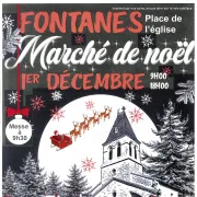 Concert et marché de noël à Fontanes