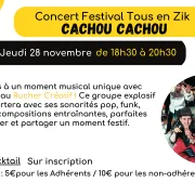 Concert Festival Tous en Zik - Groupe Cachou-Cachou