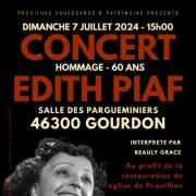 Concert hommage à Édith Piaf !!! Reporté au 22 Septembre 2024 !!!!!!