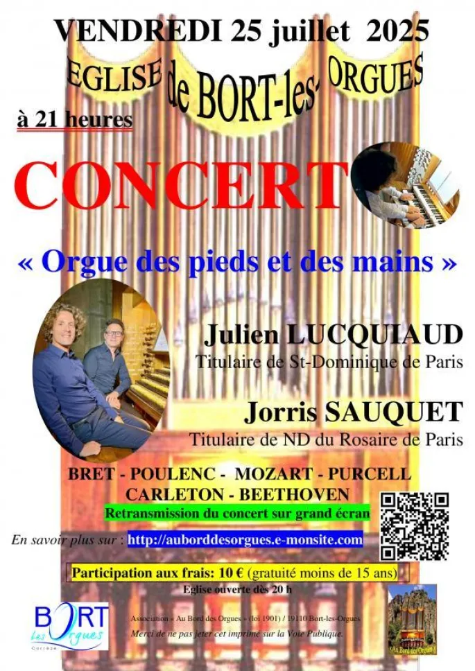 Concert orgue des pieds et des mains