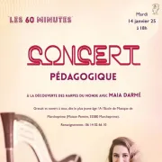 Concert pédagogique : à la découverte des harpes du monde avec Maia Darmé