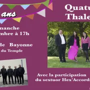 Concert Quatuor Thaleia