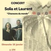 Concert Solia et Laurent Chansons du monde