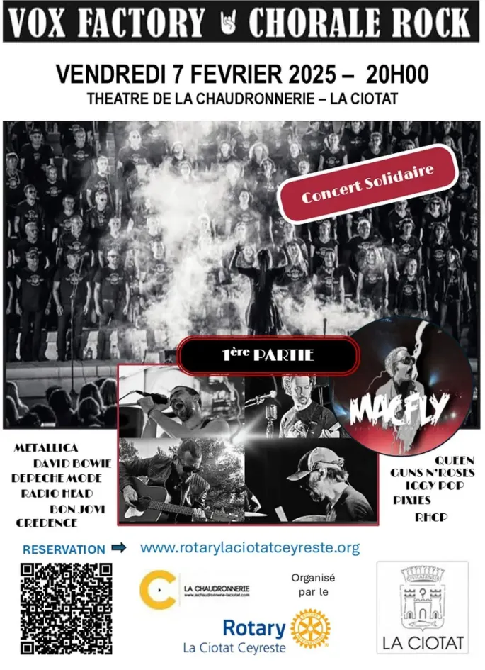 Concert solidaire Vox Factory