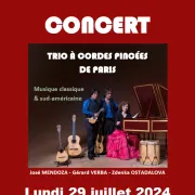 Concert : trio à cordes pincées de Paris