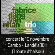 Concert Trio guitare, percussions, contrebasse