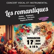 Concert vocal et instrumental Les Romantiques