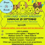 Concours canin amusant