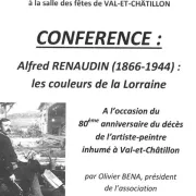 Conférence - Alfred Renaudin : Les Couleurs De La Lorraine