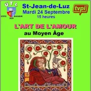 Conférence de l\'Université du Temps Libre : L\'art de l\'amour au Moyen Age