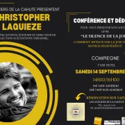 Conférence et Dédicace de Christopher Laquièze, Philosophe (Atopos)