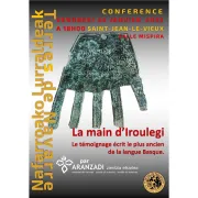 Conférence : la main d'Iroulegi, le témoignage le plus ancien de la langue basque.