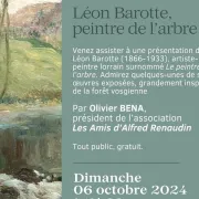 Conférence – Léon Barotte, Peintre De L\'Arbre