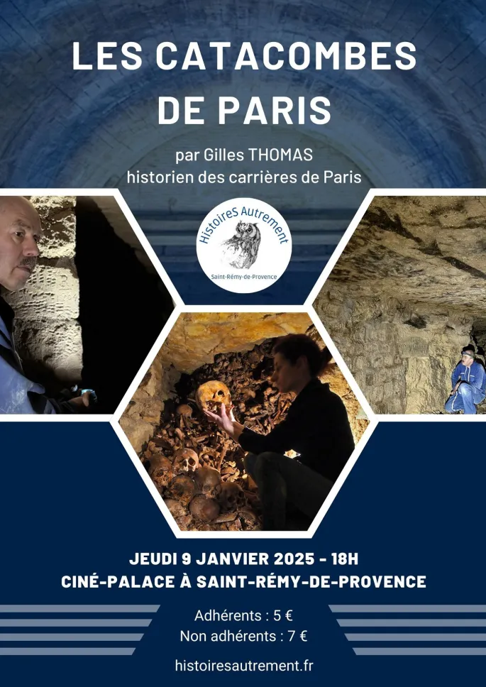 Conférence : Les Catacombes de Paris par Gilles Thomas