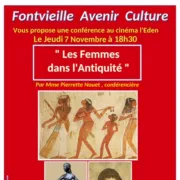 Conférence 'Les femmes dans l'Antiquité'