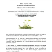 Conférence - Les Mauvaises Herbes Qui Nous Soignent