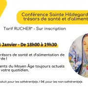 Conférence Sainte Hildegarde : ses trésors de santé et d'alimentation