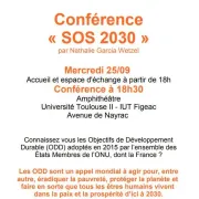 Conférence « SOS 2030 » à l\'IUT de Figeac