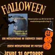 Contes pour Halloween dans les médiathèques