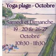 Cours de yoga plage