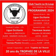Course Camarguaise Du Club Taurin \